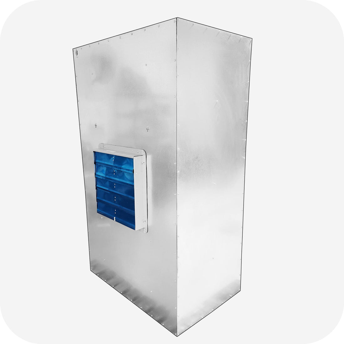 LA326 powder coating spray booth (3' x 2' x 6'), rear view