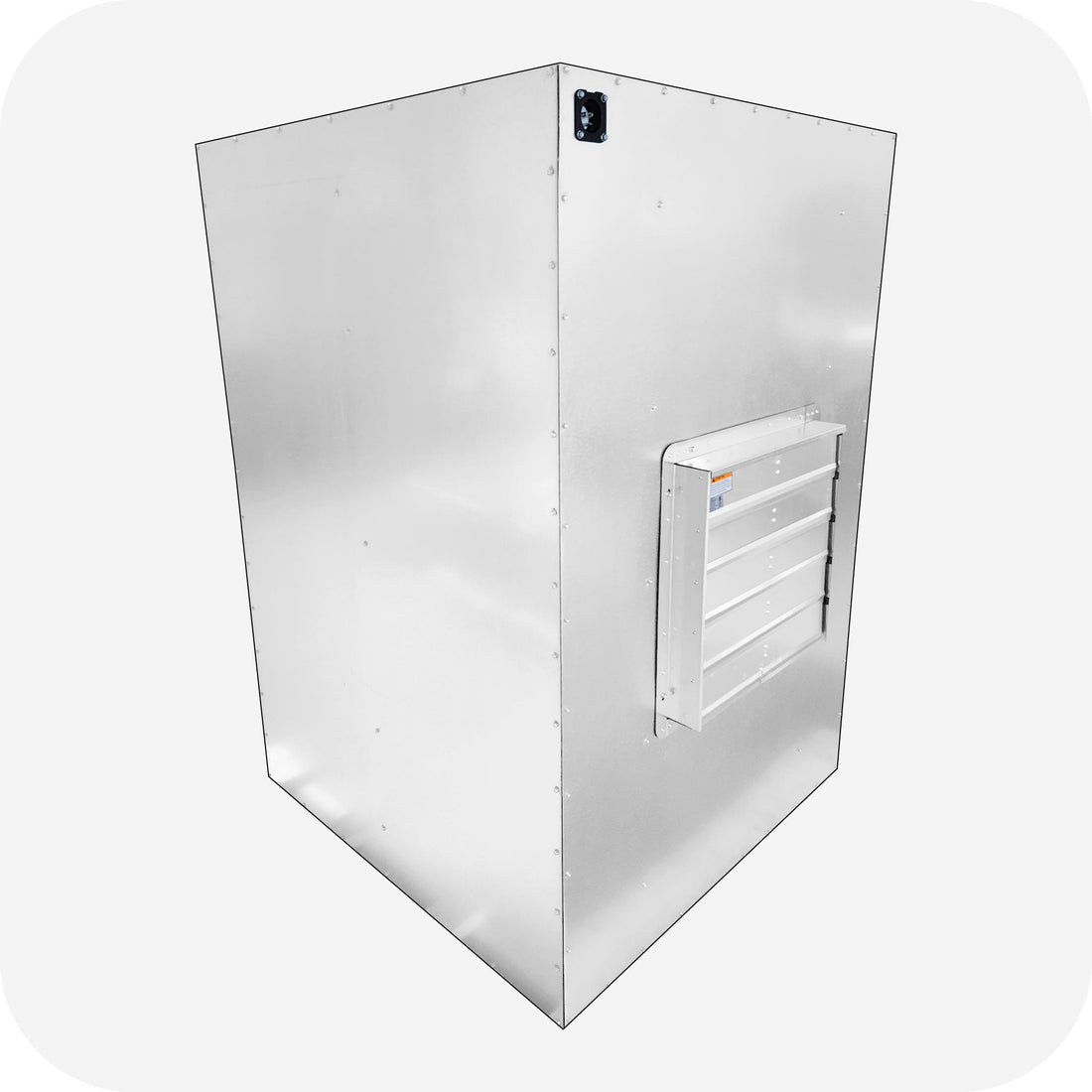 LA335 powder coating spray booth (3' x 3' x 5'), rear view