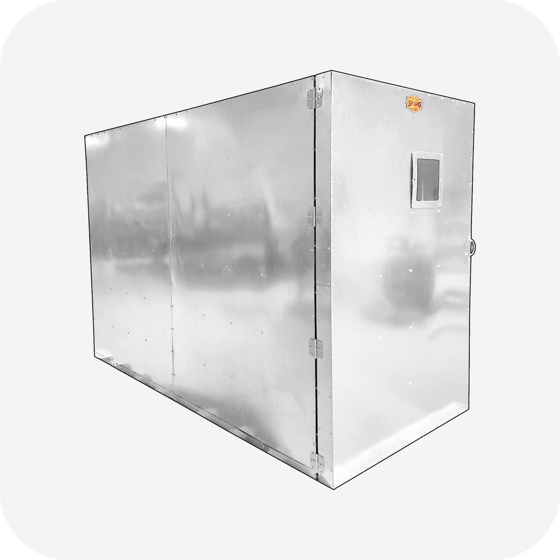 Light Armor batch style powder coat oven exterior