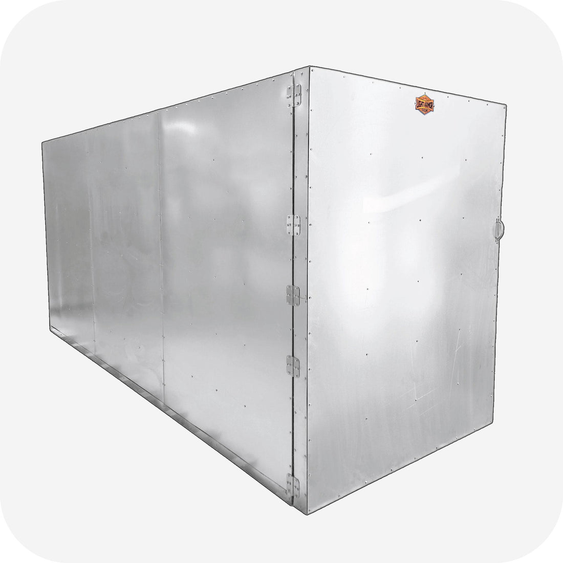 Light Armor batch style powder coat oven exterior