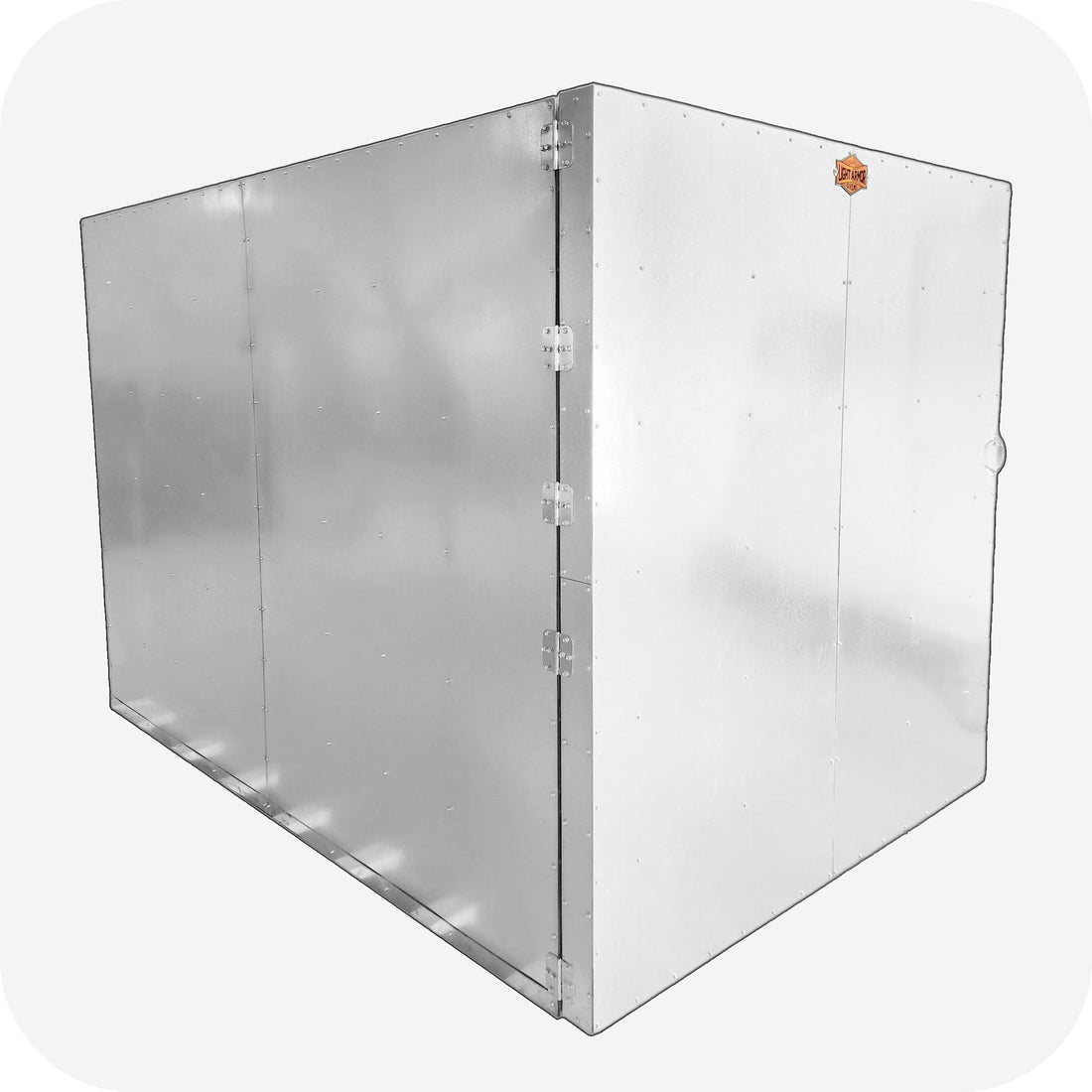 Light Armor batch style powder coat oven exterior
