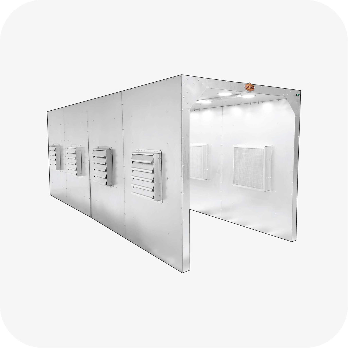 LABS-6166 Spray Booth (6 x 16 x 6)