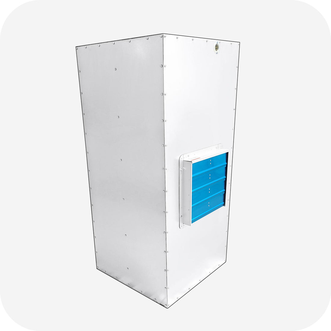 LA225 powder coating spray booth (2' x 2' x 5'), rear view