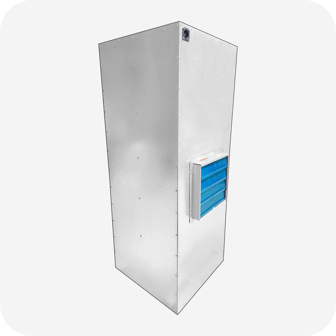 LA226 powder coating spray booth (2' x 2' x 6'), rear view