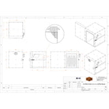 LA Mini Benchtop Oven (2' x 2' x 2')