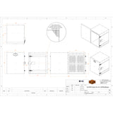 LA10KW Powder Coating Oven (6' x 2' x 5')