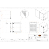 LA10K6 Curing Oven and LA446 Spray Booth Combo