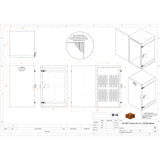 LA10K7 Powder Coating Oven (4' x 4' x 7')