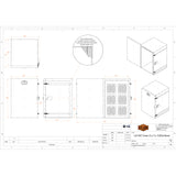 LA15K7 Powder Coat Oven (5' x 5' x 7')