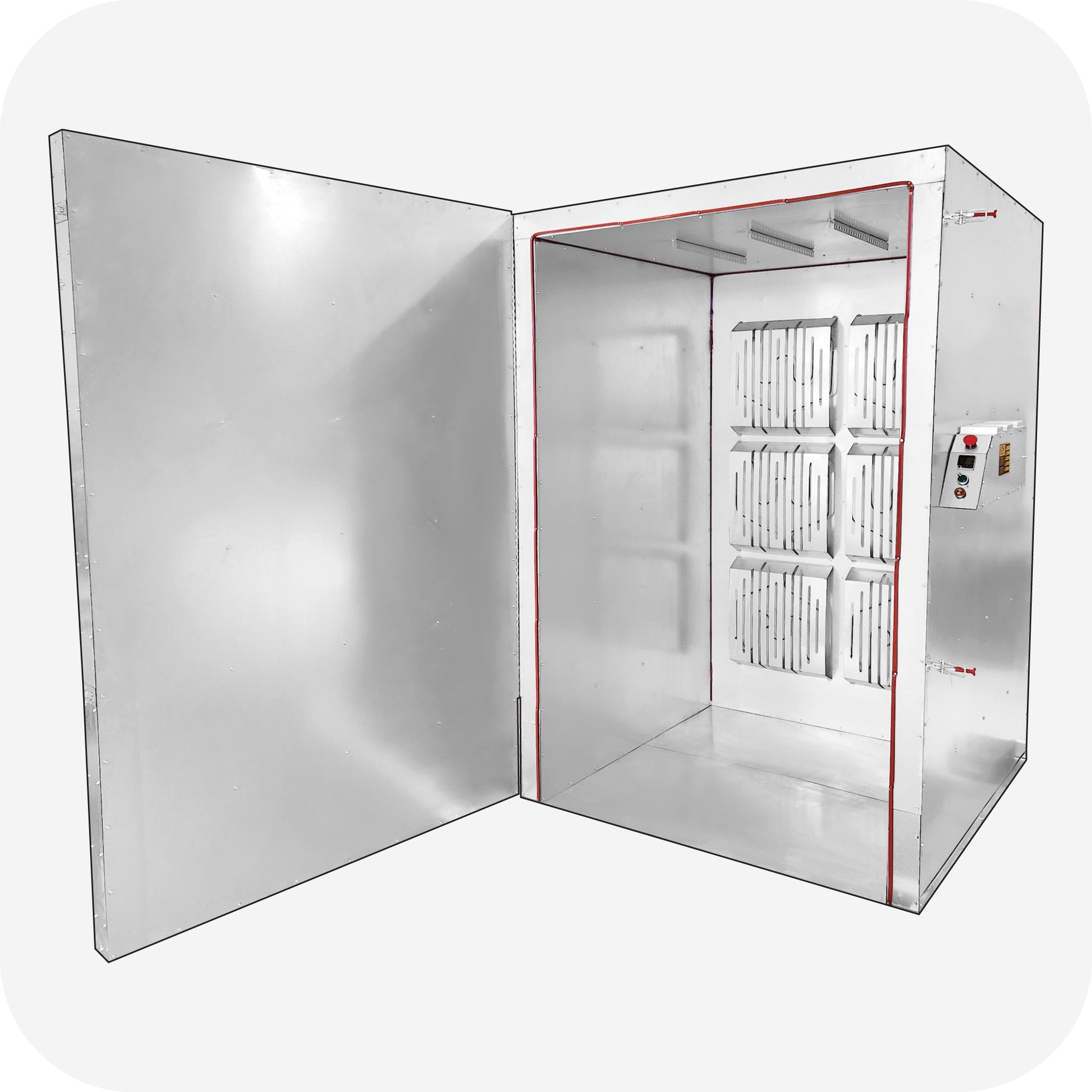 LA15K7 Powder Coat Oven 5x5x7 – Light Armor Ovens
