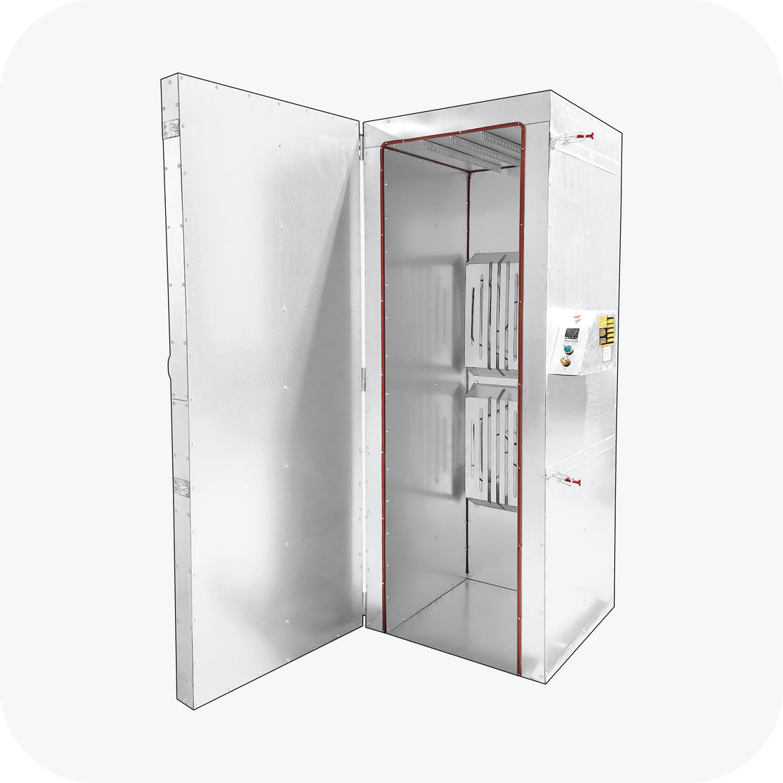 LA2500B6 powder coat oven