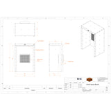 LA5000LB Curing Oven and LA325 Spray Booth Combo (3' x 2' x 5')