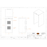 LA337 Spray Booth (3' x 3' x 7')