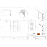 LA5000LB Curing Oven and LA325 Spray Booth Combo (3' x 2' x 5')