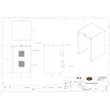 LA557 Spray Booth (5' x 5' x 7')