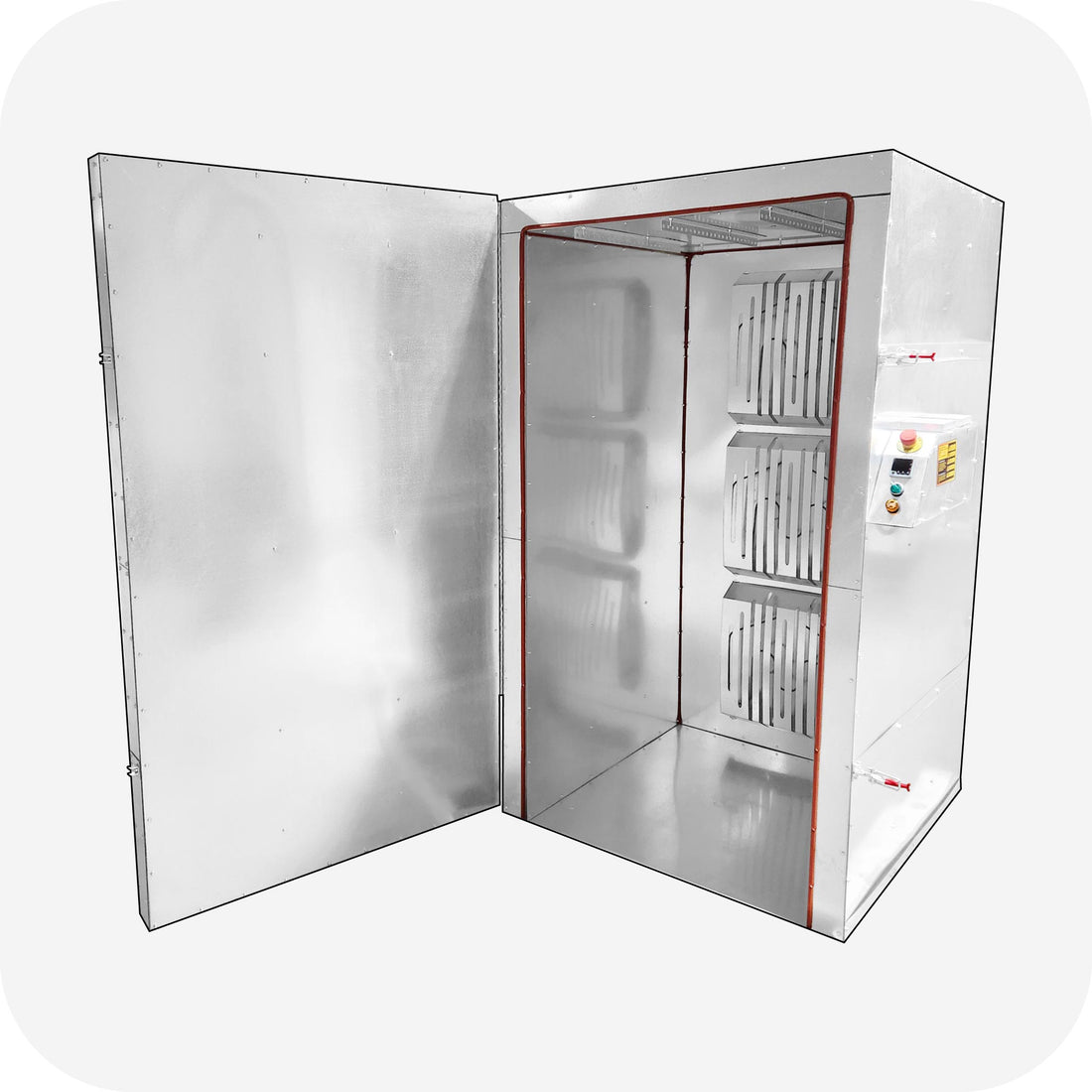 LA7500SB powder coat oven