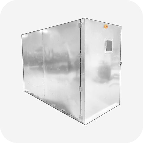 Light Armor batch style powder coat oven exterior