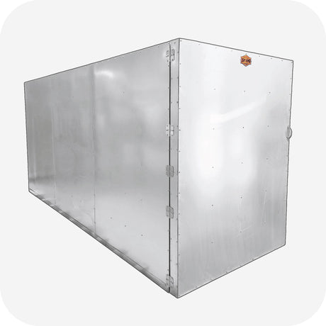 Light Armor batch style powder coat oven exterior