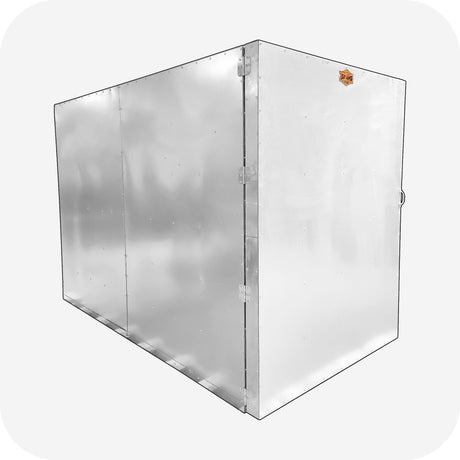 Light Armor batch style powder coat oven exterior