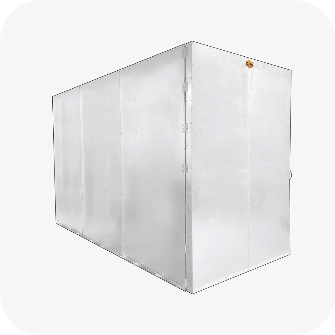 LABS-6128 powder coat oven (6 x 12 x 8), side view