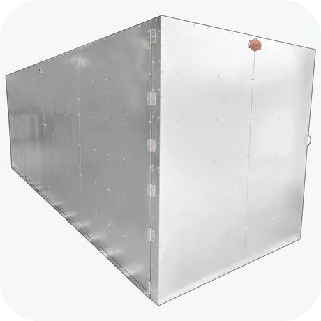 Light Armor batch style powder coat oven exterior