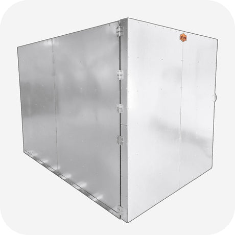 Light Armor batch style powder coat oven exterior