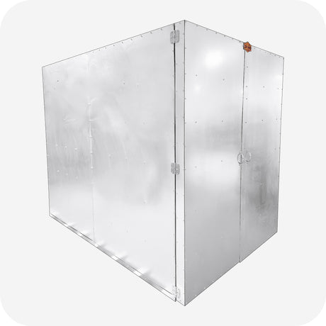 Light Armor batch style powder coat oven exterior