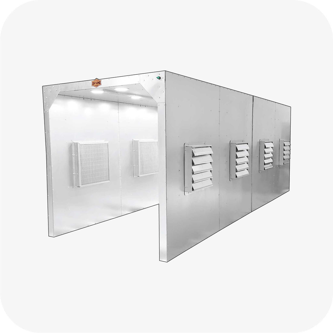 Light Armor LABS series spray booth exterior