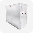 LA10KW controller box with PID temperature controller, LED alarm, and emergency stop