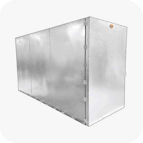 Light Armor batch style powder coat oven exterior